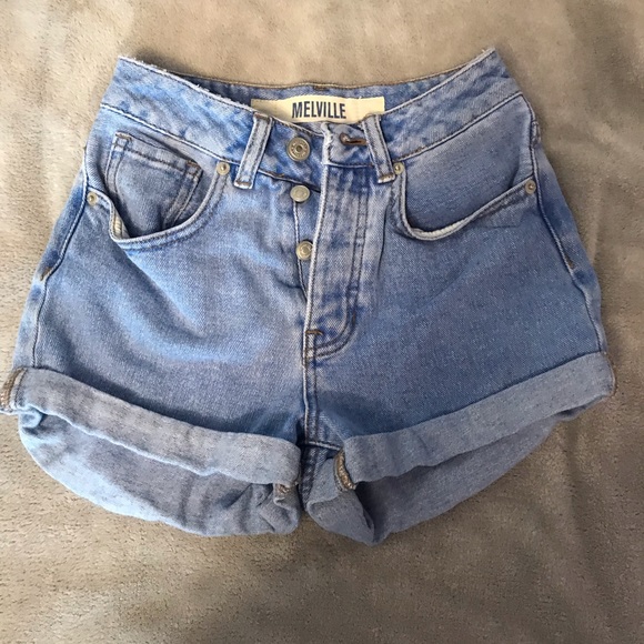 Brandy Melville Pants - Brandy Melville Medium Wash Shorts